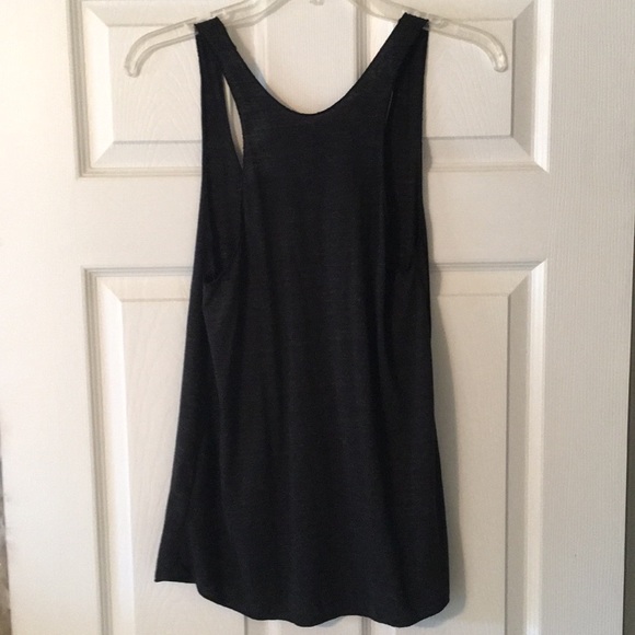 Women's racer back tank top in grey - Picture 3 of 4